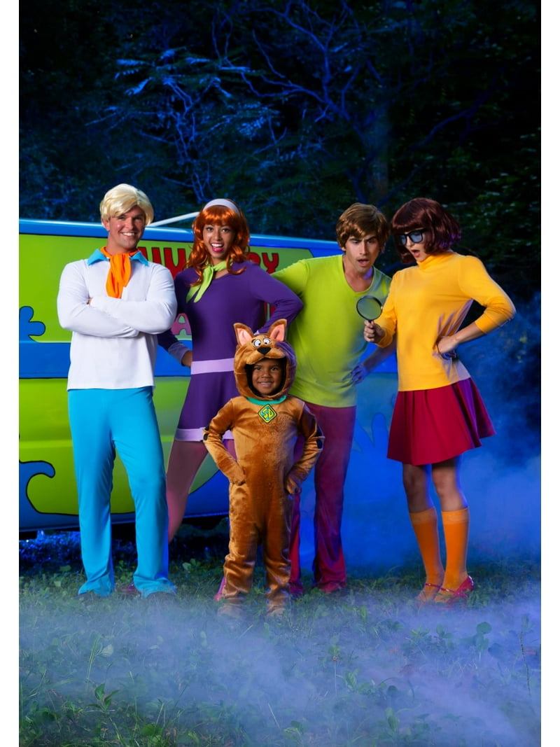 Orange Turtleneck Deluxe Scooby-Doo Gang Costumes For Kids - Scooby