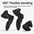 thumbnail image 5 of GlideMoves Black Cheer Shoes Girls Jump Tumbling Women Exercise Aerobic Fitness Dance Training Youth School Student Team Athletic Competition Women 9, 5 of 7