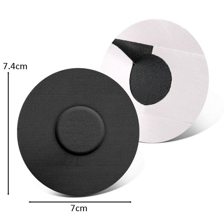 FANJIE 20 Pcs Libre Sensor Adhesive Patches Waterproof CGM Sensor  Protection for Freestyle Libre Black 