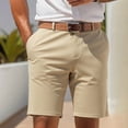 thumbnail image 5 of Zimjoy Men's Golf Shorts with Pocket 7" Elastic Waist Quick Dry Water Resistant Chino Shorts for Casual Office Dress Work, Khaki S, 5 of 5