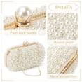 thumbnail image 4 of Bolso de noche Emprier Pearl Beaded Clutch para mujer, 4 of 5