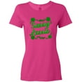 thumbnail image 3 of Inktastic Sassy Lassy with Green 4 Leaf Clovers Women's T-Shirt, 3 of 5