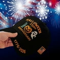 thumbnail image 4 of USA 250th Anniversary Hat​ Baseball Cap Embroidered Liberty Eagle Pumpkin Design Orange Text Details Patriotic Outdoor Event Wear, 4 of 5