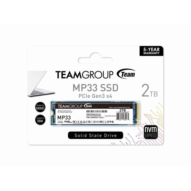 Team Group MP33 M.2 2280 2TB PCIe 3.0 x4 with NVMe 1.3 3D NAND
