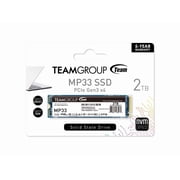 Team Group MP33 M.2 2280 2TB PCIe 3.0 x4 with NVMe 1.3 3D NAND Internal Solid State Drive (SSD) TM8FP6002T0C101