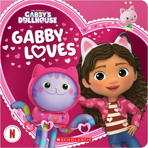 Pre-Owned Gabby Loves (Gabby's Dollhouse Valentine's Day Board Book) (Board book) 1546123512 9781546123514