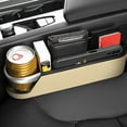 thumbnail image 4 of Grofry Seat Organizer，Car Seat Gap Filler Organizer Storage Box，with Cup Holder Large Capacity Multi-compartment Universal Car, 4 of 8