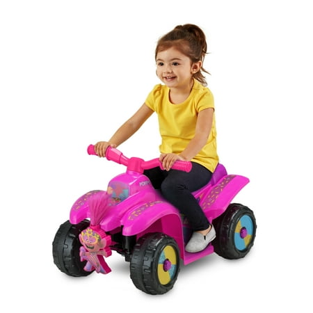 Trolls World Tour Toddler Ride-On Toy by Kid Trax, pink