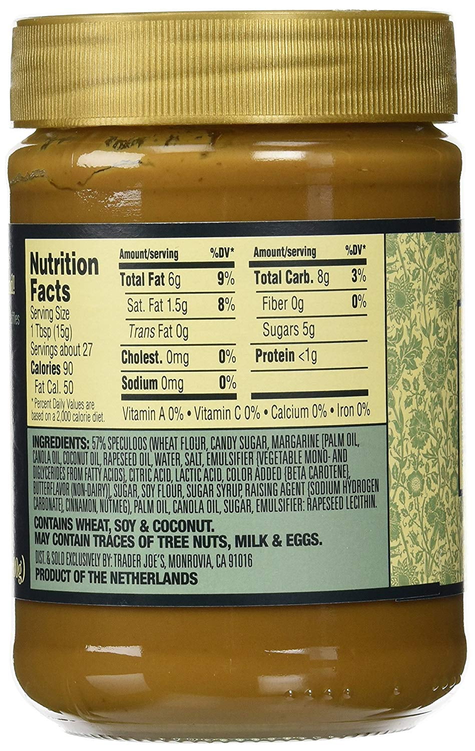 Trader Joe's Speculoos Cookie Butter 14.1 Oz (Pack of 2)