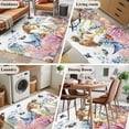 thumbnail image 5 of Brown Turtle Coastal Area Rugs 2.7'x5', Washable Small Throw Rugs for Kitchen Bedroom, Summer Beach Coral Seahorse Botanical Indoor Outdoor Rug Non-Slip Low Pile Carpet Runner Reversible Floor Mats, 5 of 8