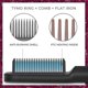 thumbnail image 2 of Hair Straightener Comb Matte Black Hair Straightening Brush Iron, 2 of 5