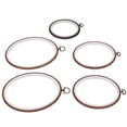 thumbnail image 4 of Cross-Stitch Hoop Ring, Embroidery Hoops, Embroidery Frame Oval Frame for Cross-stitch Stitching, 4 of 7