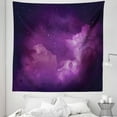thumbnail image 1 of Nebula Tapestry, Cosmic Image of Stars in the Celestial Night Sky with Clouds Image, Fabric Wall Hanging Decor for Bedroom Living Room Dorm, 5 Sizes, Indigo Magenta, by Ambesonne, 1 of 1