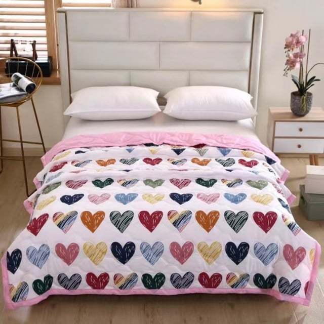 Sentmoon Couverture de Lit Jetée Repos Rafraîchissante Couette Couverture Fraîche Climatisation une Couette Indispensable pour la Chambre pendant les Voyages d'Été Couverture Dissipatrice de Chaleur Lavée 150x200cm