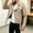 Khaki, variant on Lightweight Short Faux Leather Biker Jacket Men - Punk Gothic Coat Classic Rock Streetwear Belted Jacket No Hood Moto Jacket Outerwear Wine