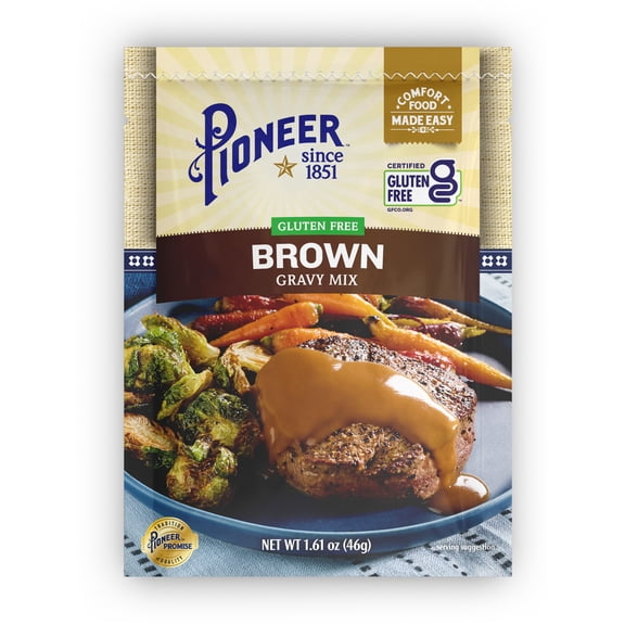 Pioneer Gluten Free Brown Gravy Mix 1.61 oz. Packet