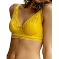 thumbnail image 1 of 21001-4 Women's Yellow Non-padded Underwired Full Cup Bra, 1 of 2