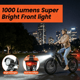 thumbnail image 5 of Kickwey 1500W Peak Dual 2 Seater Electric Bike for Adults, 20'' Fat Tire eBike, 48V 20AH Removable Battery, 28MPH Commuter City Bicycle, UL2849, 5 of 10