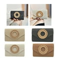 thumbnail image 2 of Straw Clutches Handbag Summers Beach Straw Purse Women Woven Envelope Bag Straw Shoulder Crossbody Bag Evening Handbag, 2 of 20