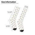 thumbnail image 2 of Fuzoiu Hot Air Balloon Print Adult Stockings,Crew Socks,Unisex Fashion Socks, Casual Sports Socks,Comfortable Crew Socks for Everyday Wear and Sports, 2 of 6