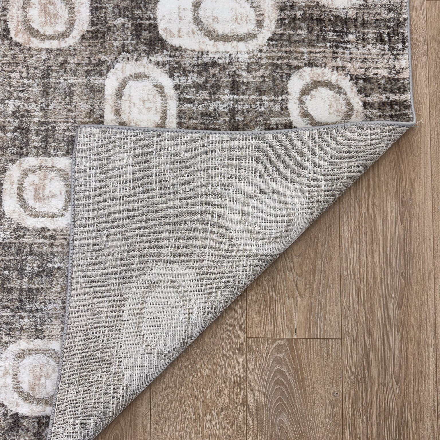 Rug Branch Cadence Abstract Indoor Area Rug, Grey Beige, Modern - Living Room, Bedroom, Dining Room, and Kitchen
