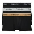 thumbnail image 4 of Men’s Calvin Klein 3-Pack Microfiber Stretch Low-Rise Trunks Color: Black Size: M, 4 of 4