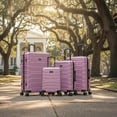 thumbnail image 2 of InUSA TREND 4-Piece Luggage Sets with Spinner Wheels, Handle, Trolley, (20"/24"/28"/32"), Rose Gold, 2 of 6