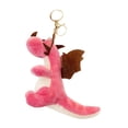 thumbnail image 2 of Llavero de dinosaurio perfecl de metal y peluche rosa, 2 of 8