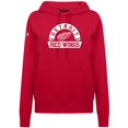 thumbnail image 2 of Women's Levelwear Red Detroit Red Wings Adorn Banner Arch Pullover Hoodie, 2 of 3