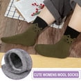 thumbnail image 7 of Loritta 5 Pairs Wool Socks for Women, Crew Cozy Boot Winter Warm Thick Socks Gifts Size 5-9, 7 of 7