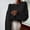 Black, variant on VISALY Pullover Crewneck Sweatshirt Crochet Sweaters Fall Fashion Pullover Sweaters Long Sleeve Cable Knit Sweater Casual Chunky Tops Women Pullover Sweaters Sweatshirts Comfy Sweaters Black One Size