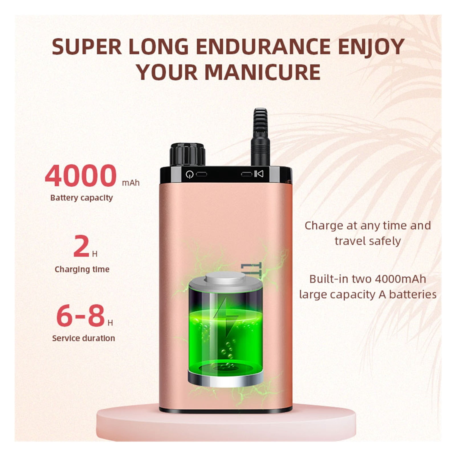 35000RPM Electric Nail Drill Machine For Manicure, Milling Cutter Set For Gel Polishing, Nail Drill Pen Salon Nail Equipment ,Low Noise