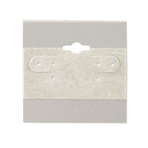 Hanging Earring Cards Grey 2"x2" (Package of 100)
