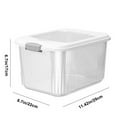 thumbnail image 3 of MesaSe Extra Large Rice Container Airtight Food Storage Containers Food Storage Containers with Lids for Rice Baking Rice Dispenser Storage Containers Special Price, 3 of 4