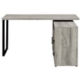 thumbnail image 6 of Hertford 59-inch L-Shape Computer Desk Grey Driftwood, 6 of 15