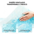 thumbnail image 3 of EDX Cubrecolchón de Memory Foam de Gel Frío de 3 Pulgadas para Cama Tamaño King, Soporte Cómodo para el Cuerpo y Alivio de Presión, Certificado CertiPUR-US, 3 of 10