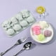 thumbnail image 5 of Xihbxyly Moldes de Flores con Forma de Calavera, Silicona Reutilizable, Antiadherente, Fácil de Desmoldar, Dulces Creativos de Halloween, Postres Horneados, Aptos para Congelador, Juego de 8 Piezas,, 5 of 7