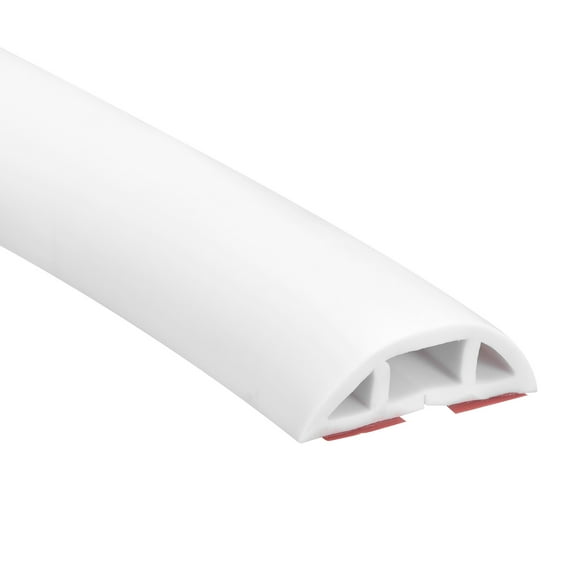 D30 6.6ft Floor Cord Cover, Cord Cover Floor, Wire Cover, White