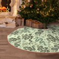 thumbnail image 5 of Sikiie Green Snake Nativity Christmas Tree Skirt, Jesus Christian Winter Holiday Tree Mat Decoration(30-48IN), 5 of 6