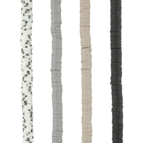 12 Pack: Clay Heishi Beads - 6mm by Bead Landing