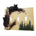 thumbnail image 1 of Funda de pared con triple interruptor Pine Ridge Black Bear, 1 of 6