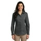 thumbnail image 1 of Camisa de popelina Carefree de manga larga para mujer de Port Authority®. LW100 Autoridad Portuaria LW100, 1 of 1