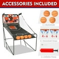 RayChee Foldable Basketball Arcade Game, Indoor Basketball Hoop Arcade