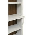 thumbnail image 4 of Martin Furniture Durham Three Rustic Open 8' Wood Bookcases, White, 4 of 6
