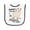 White and Black, variant on Inktastic Auntie's You Say Alpaca My Bags Baby Terry Cloth Bib