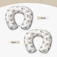 thumbnail image 3 of KLL Cartoon Koala Pattern Memory Foam Cervical Neck Pillow Versatile U-Shaped Pillows for Home/Office/Camping/Travelling/Soft Washable Cover, 3 of 8
