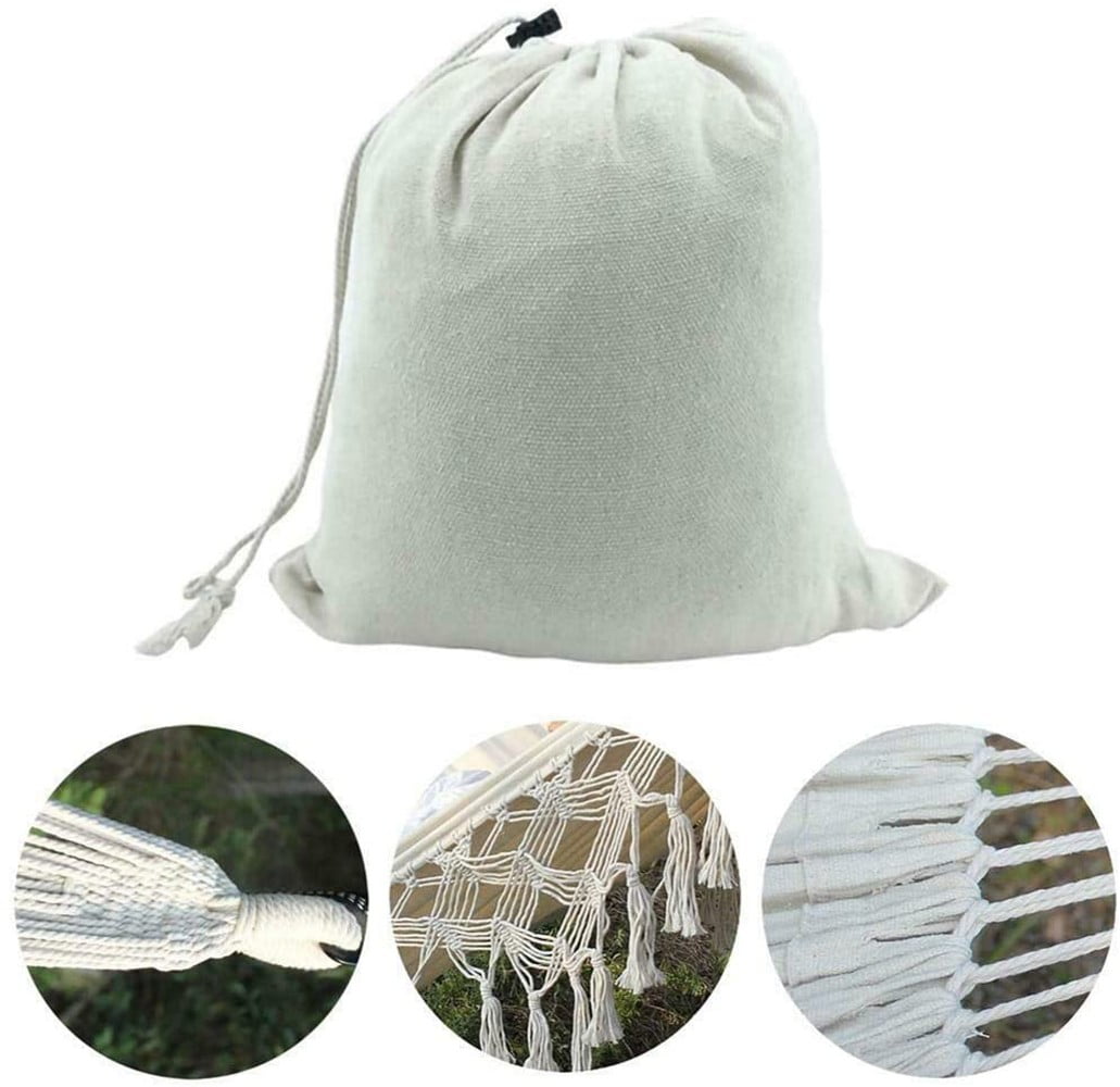 Costyle Boho Hammock Large Double Deluxe Hammock Swing Bed with Carry Bag for Outdoor & Wedding Party Decor, Beige (94.5 in)
