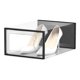 thumbnail image 2 of Caja de zapatos transparente Caja de almacenamiento Cajón tipo zapatero de plástico Gabinete de zapatos transparente en línea Celebrity Shoe White, 2 of 6