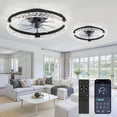 thumbnail image 1 of Ventilador de Techo LEDIARY 20" con Luz Regulable y Control Remoto, 6 Velocidades, 1 of 7