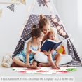 thumbnail image 4 of Watercolor Watermelons Pattern Round Soft Area Rugs 2.6ft Anti-Slip Cute Circle Carpet for Teen Girls Room, Circular Rug for Nursery Room, Dorm, Cute Room Decor for Baby, 4 of 7